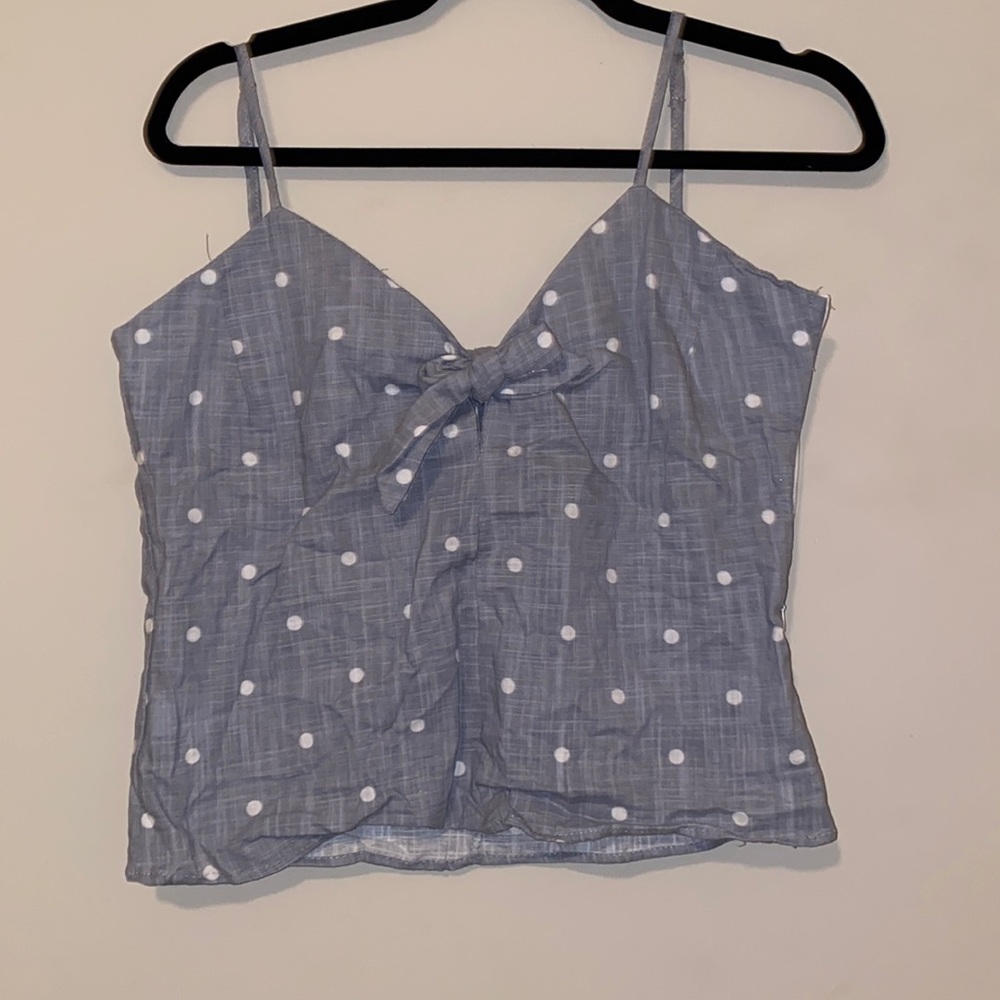 Blue tank top